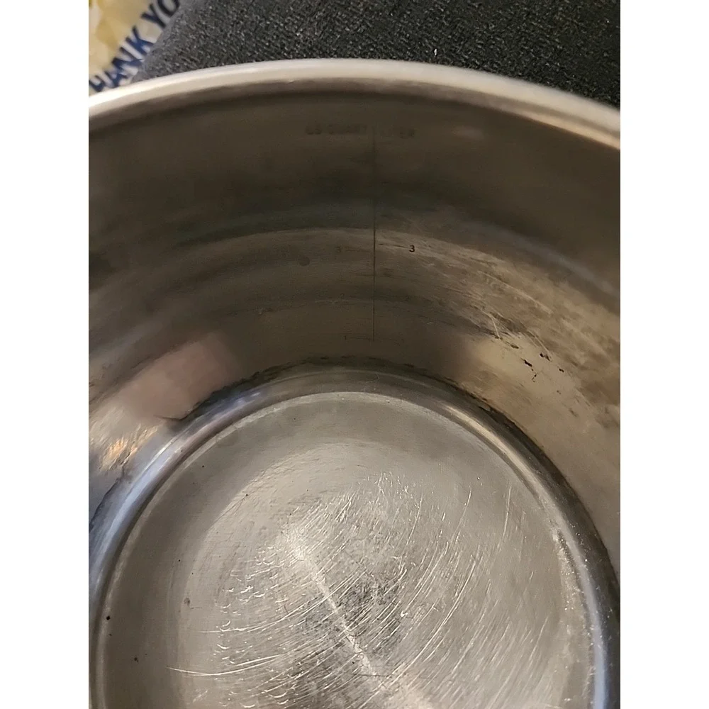 IKEA‎ Cookware Stainless 2.5 Qt Saucepan Measuring Mini Stock Pot Fry Pan & Lid